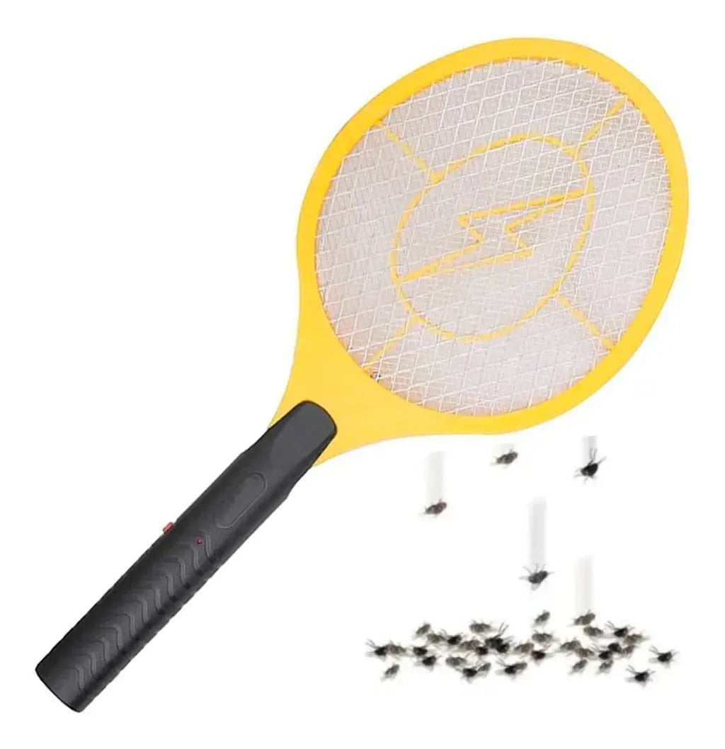 Raqueta mata mosca recargable con luz